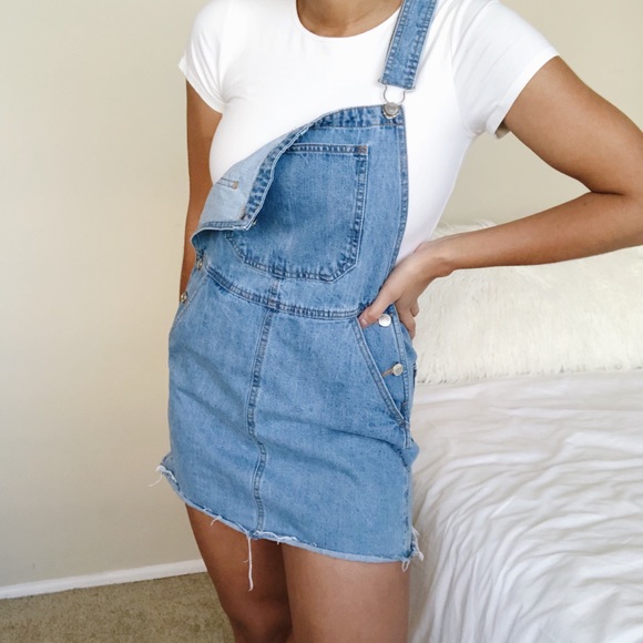 bershka overall dress